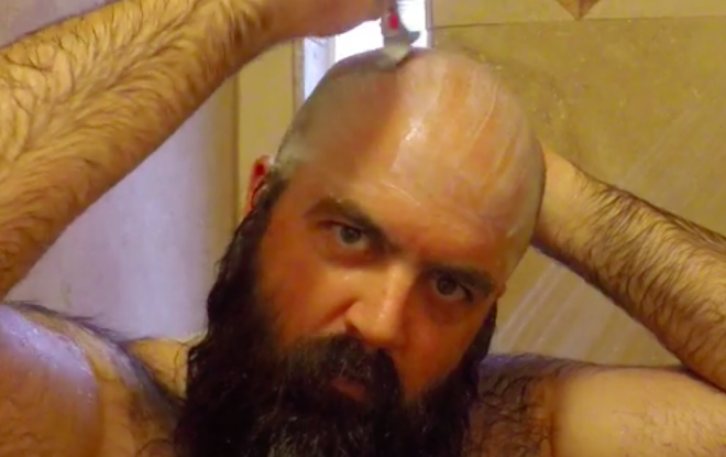 How to Shave Your Head in the Shower Without a Mirror